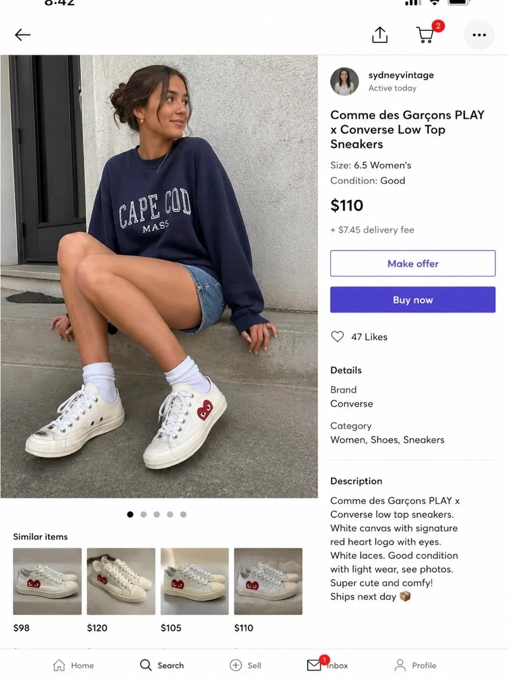 Converse Chuck Taylor All Star x Comme des Garçons PLAY Sneakers/CDG Play
